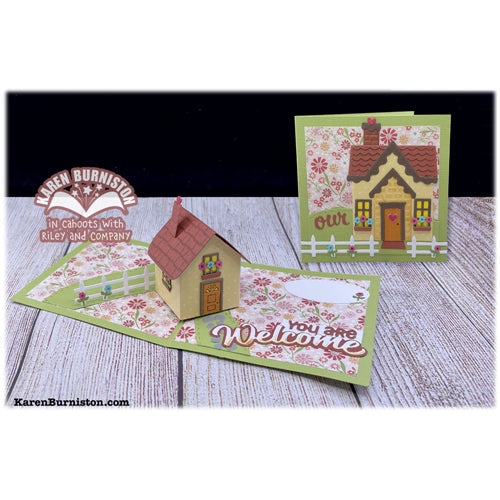 Simon Says Stamp! Karen Burniston TINY HOUSE POP UP Dies 1157