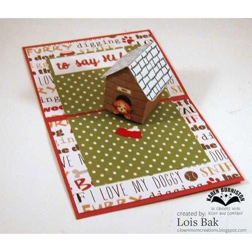 Simon Says Stamp! Karen Burniston TINY HOUSE POP UP Dies 1157