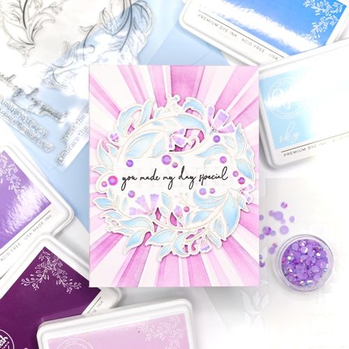 Simon Says Stamp! PinkFresh Studio REASON TO SMILE WREATH Die 114321 | color-code:ALT01