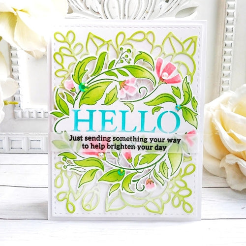 Simon Says Stamp! PinkFresh Studio REASON TO SMILE WREATH Die 114321 | color-code:ALT03