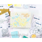 Simon Says Stamp! PinkFresh Studio IT'S A NEW DAY FLORAL Stencil Set 114721 | color-code:ALT03