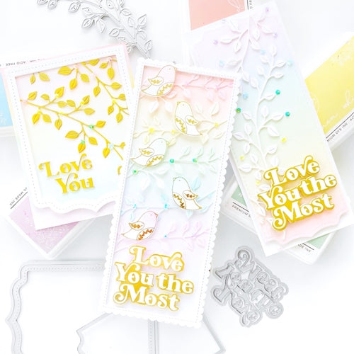 Simon Says Stamp! PinkFresh Studio LOVE YOU THE MOST Die Set 115221 | color-code:ALT01