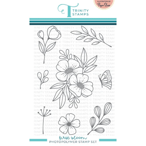 Simon Says Stamp! Trinity Stamps FIRST BLOOM Clear Stamp Set tps124*