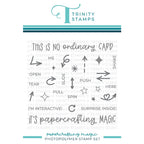Simon Says Stamp! Trinity Stamps PAPERCRAFTING MAGIC Clear Stamp Set tps123