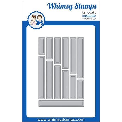 Simon Says Stamp! Whimsy Stamps SIMPLE SENTIMENT STRIPS Dies WSD358a