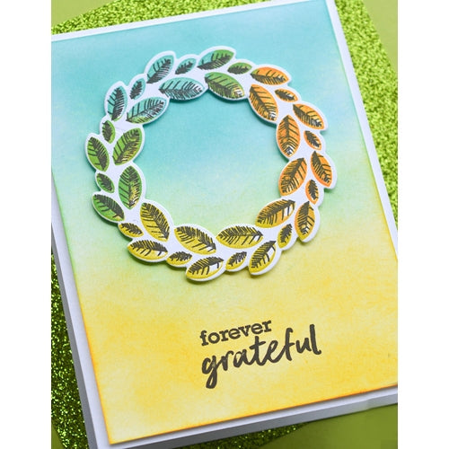 Simon Says Stamp! Birch Press Design CLASSIC SENTIMENTAL WREATH Clear Stamp Set cl8157*