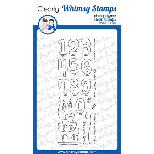 Simon Says Stamp! Whimsy Stamps MAKE A WISH Clear Stamps CWSD373*