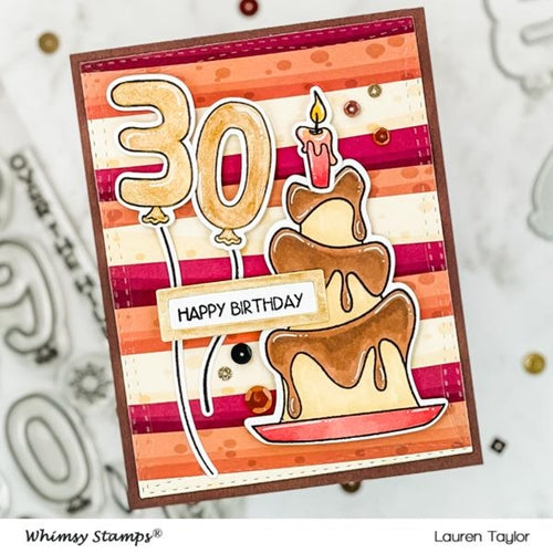 Simon Says Stamp! Whimsy Stamps MAKE A WISH Clear Stamps CWSD373*