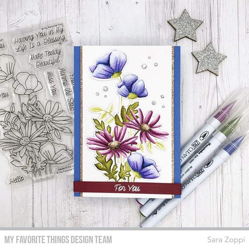 Simon Says Stamp! My Favorite Things FRESHLY PICKED BOUQUET Clear Stamps cs568 | color-code:ALT2