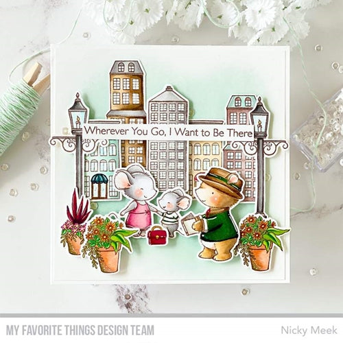 Simon Says Stamp! My Favorite Things TRAVEL PLANS Clear Stamps sy32* | color-code:ALT2