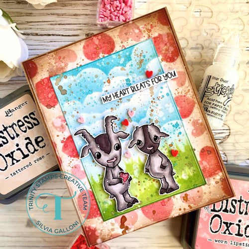 Simon Says Stamp! Trinity Stamps SPRING DAY SCENE BUILDER 6 x 9 Stencil Set of 2 tss034* | color-code:ALT03