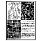 Simon Says Stamp! StencilGirl LINEAR TEXTURES 9x12 Stencil l857