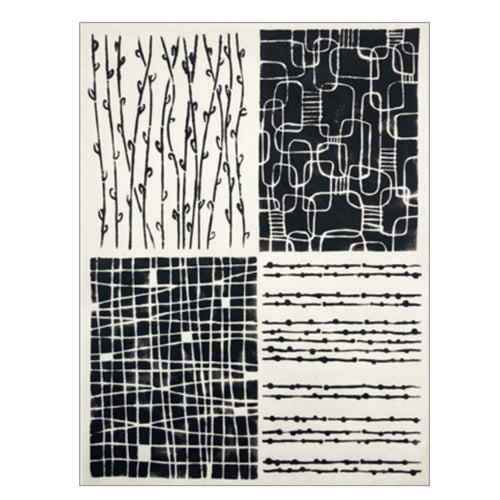 Simon Says Stamp! StencilGirl LINEAR TEXTURES 9x12 Stencil l857