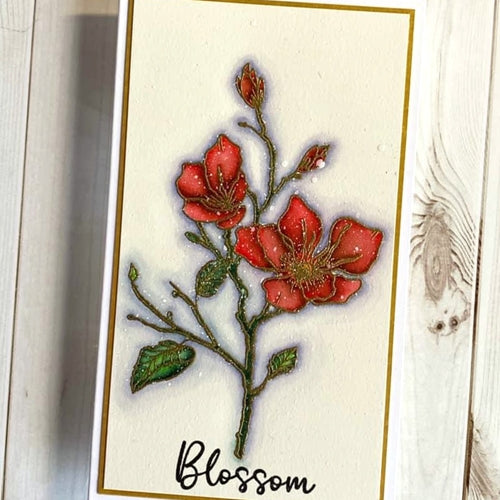 Simon Says Stamp! Elizabeth Craft Designs Clear Stamps BLOSSOM cs224*