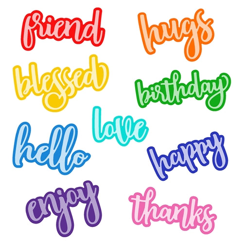 Simon Says Stamp! Honey Bee BITTY BUZZWORDS Dies hbds346