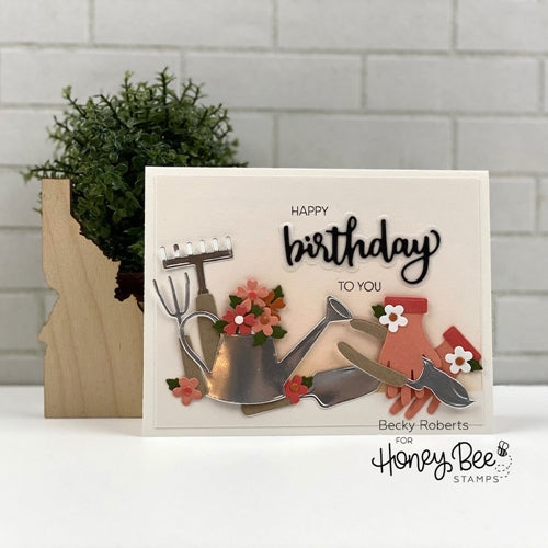 Simon Says Stamp! Honey Bee BITTY BUZZWORDS Dies hbds346