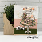 Simon Says Stamp! Honey Bee FANCY FROSTING Clear Stamp Set hbst329