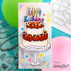 Simon Says Stamp! Honey Bee FANCY FROSTING Clear Stamp Set hbst329