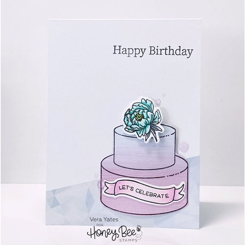 Simon Says Stamp! Honey Bee FANCY FROSTING Clear Stamp Set hbst329
