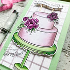 Simon Says Stamp! Honey Bee FANCY FROSTING Clear Stamp Set hbst329