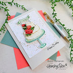 Simon Says Stamp! Honey Bee FANCY FROSTING Clear Stamp Set hbst329 | color-code:ALT09