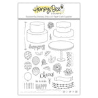 Simon Says Stamp! Honey Bee FANCY FROSTING Clear Stamp Set hbst329