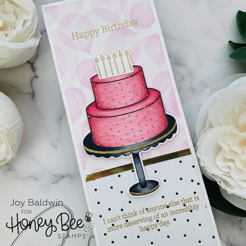Simon Says Stamp! Honey Bee INSIDE BIRTHDAY SENTIMENTS Clear Stamp Set hbst331