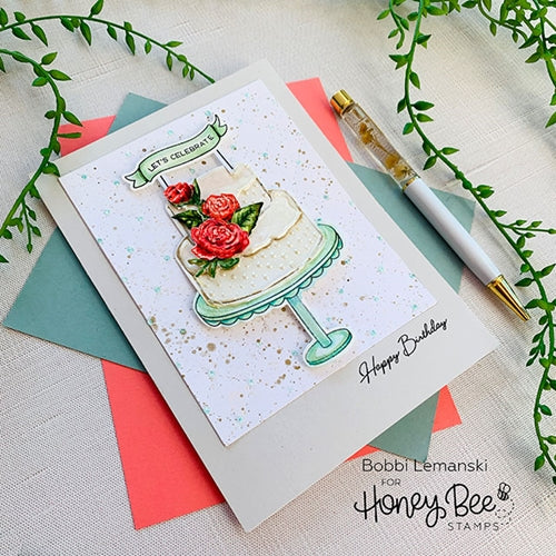Simon Says Stamp! Honey Bee INSIDE BIRTHDAY SENTIMENTS Clear Stamp Set hbst331 | color-code:ALT04