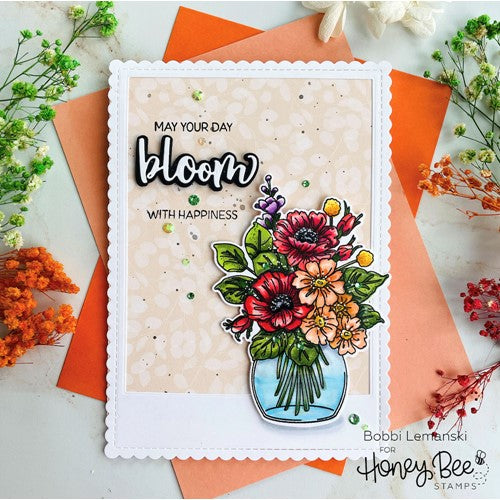 Simon Says Stamp! Honey Bee INSIDE BIRTHDAY SENTIMENTS Clear Stamp Set hbst331 | color-code:ALT06