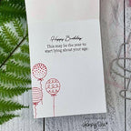 Simon Says Stamp! Honey Bee INSIDE SNARKY BIRTHDAY SENTIMENTS Clear Stamp Set hbst332