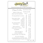Simon Says Stamp! Honey Bee INSIDE SNARKY BIRTHDAY SENTIMENTS Clear Stamp Set hbst332