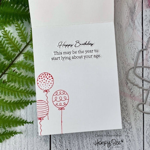 Simon Says Stamp! Honey Bee INSIDE SNARKY BIRTHDAY SENTIMENTS Dies hbds332