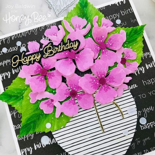 Simon Says Stamp! Honey Bee LOVELY LAYERS HYDRANGEA Dies hbdsllhdg