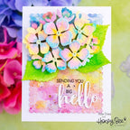 Simon Says Stamp! Honey Bee LOVELY LAYERS HYDRANGEA Dies hbdsllhdg