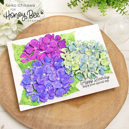 Simon Says Stamp! Honey Bee LOVELY LAYERS HYDRANGEA Dies hbdsllhdg