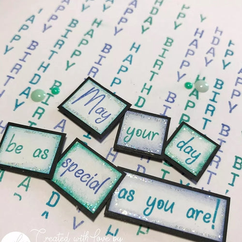 Simon Says Stamp! Julie Hickey Designs VERTICAL WISHES Clear Stamps JHE1028