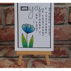 Simon Says Stamp! Julie Hickey Designs VERTICAL WISHES Clear Stamps JHE1028