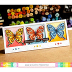 Simon Says Stamp! Waffle Flower LABEL MAKER SENTIMENTS Clear Stamps 420621*