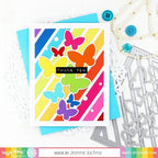 Simon Says Stamp! Waffle Flower LABEL MAKER SENTIMENTS Clear Stamps 420621*