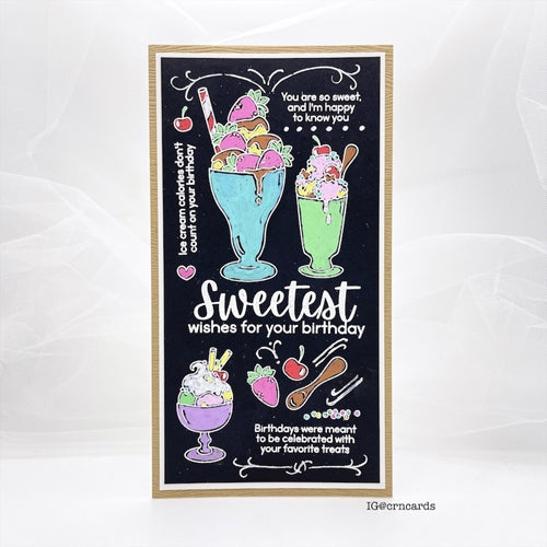 Simon Says Stamp! Simon Says Clear Stamps SUNDAE AFTERNOONS sss202318c