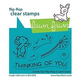 Simon Says Stamp! Lawn Fawn DANDY DAY FLIP-FLOP Clear Stamps lf2562