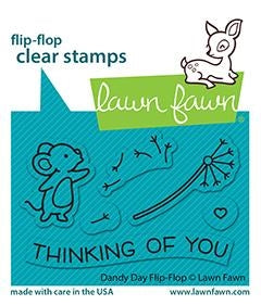 Simon Says Stamp! Lawn Fawn DANDY DAY FLIP-FLOP Clear Stamps lf2562