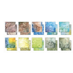 Simon Says Stamp! Craft Consortium THE ESSENTIAL CRAFT INK DROPS EARTH 6 X 6 inch Paper Pad CCEPAD015B