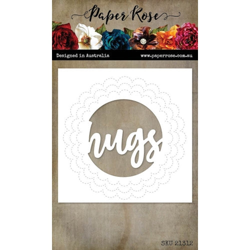Simon Says Stamp! Paper Rose HUGS CIRCLE WITH STITCHED DETAIL Dies 21312*