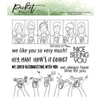 Simon Says Stamp! Picket Fence Studios NICE SEEING YOU Clear Stamps bb169*