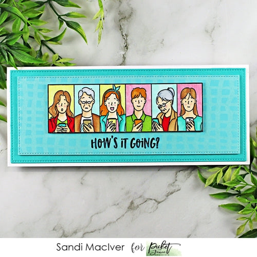 Simon Says Stamp! Picket Fence Studios NICE SEEING YOU Clear Stamps bb169*