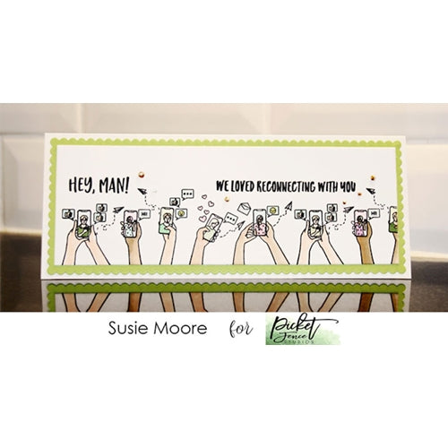 Simon Says Stamp! Picket Fence Studios NICE SEEING YOU Clear Stamps bb169*