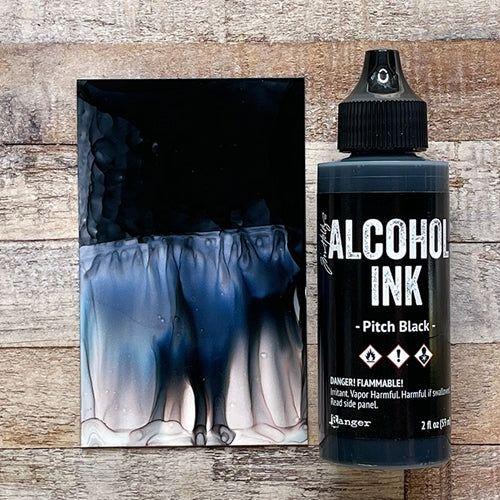 Simon Says Stamp! Tim Holtz Alcohol Ink 2oz PITCH BLACK Ranger tag76230 | color-code:ALT0