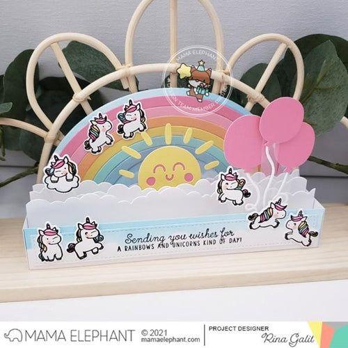 Simon Says Stamp! Mama Elephant Clear Stamps LITTLE UNICORN AGENDA