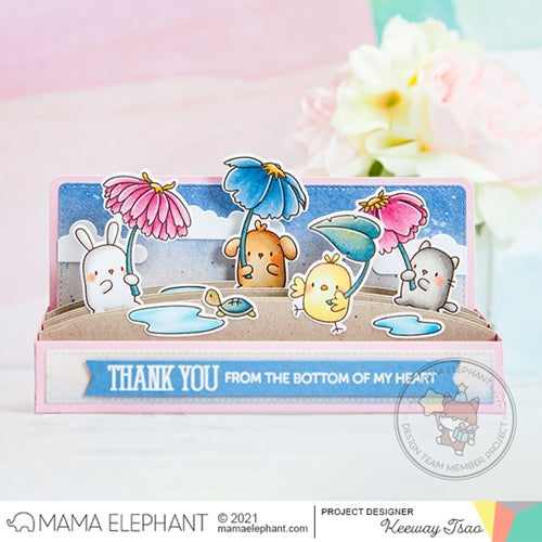 Simon Says Stamp! Mama Elephant Clear Stamps FLOWER SHOWER